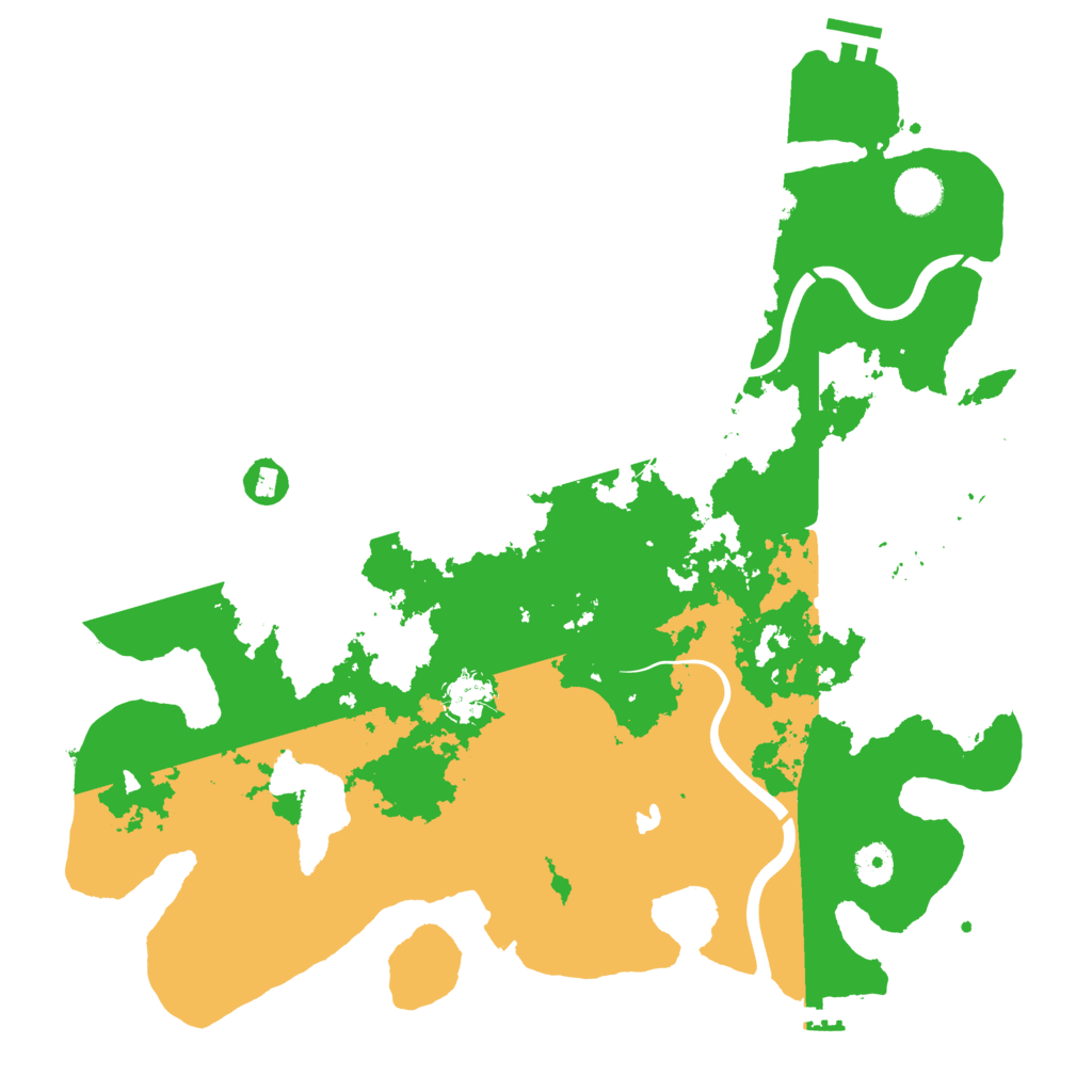 Biome Rust Map: Procedural Map, Size: 4000, Seed: 13575581