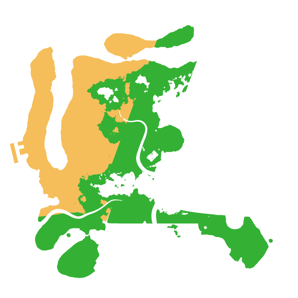 Biome Rust Map: Procedural Map, Size: 3000, Seed: 1066307907