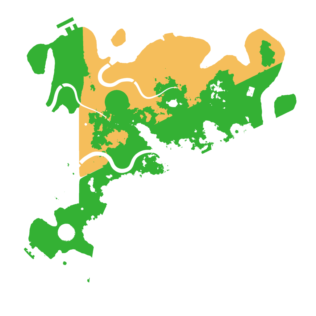 Biome Rust Map: Procedural Map, Size: 3500, Seed: 535308414