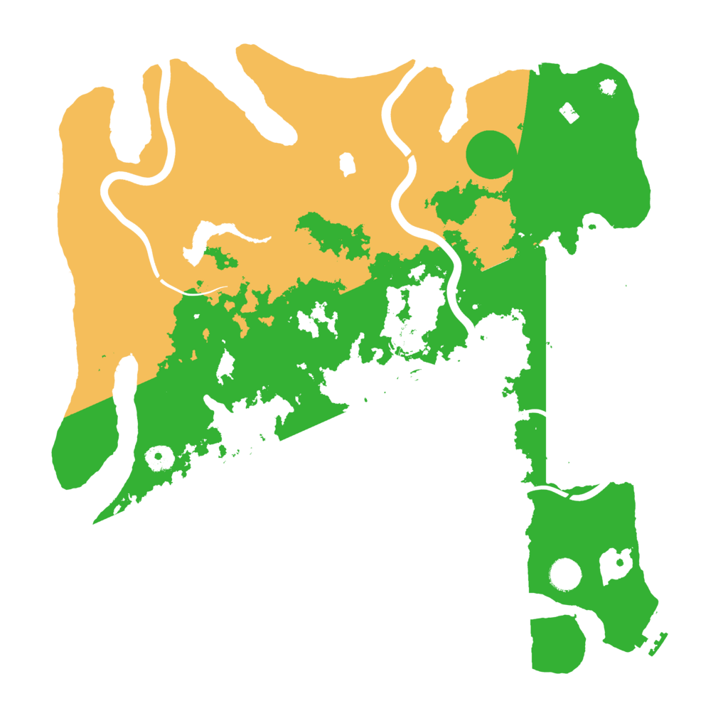Biome Rust Map: Procedural Map, Size: 4000, Seed: 41925623