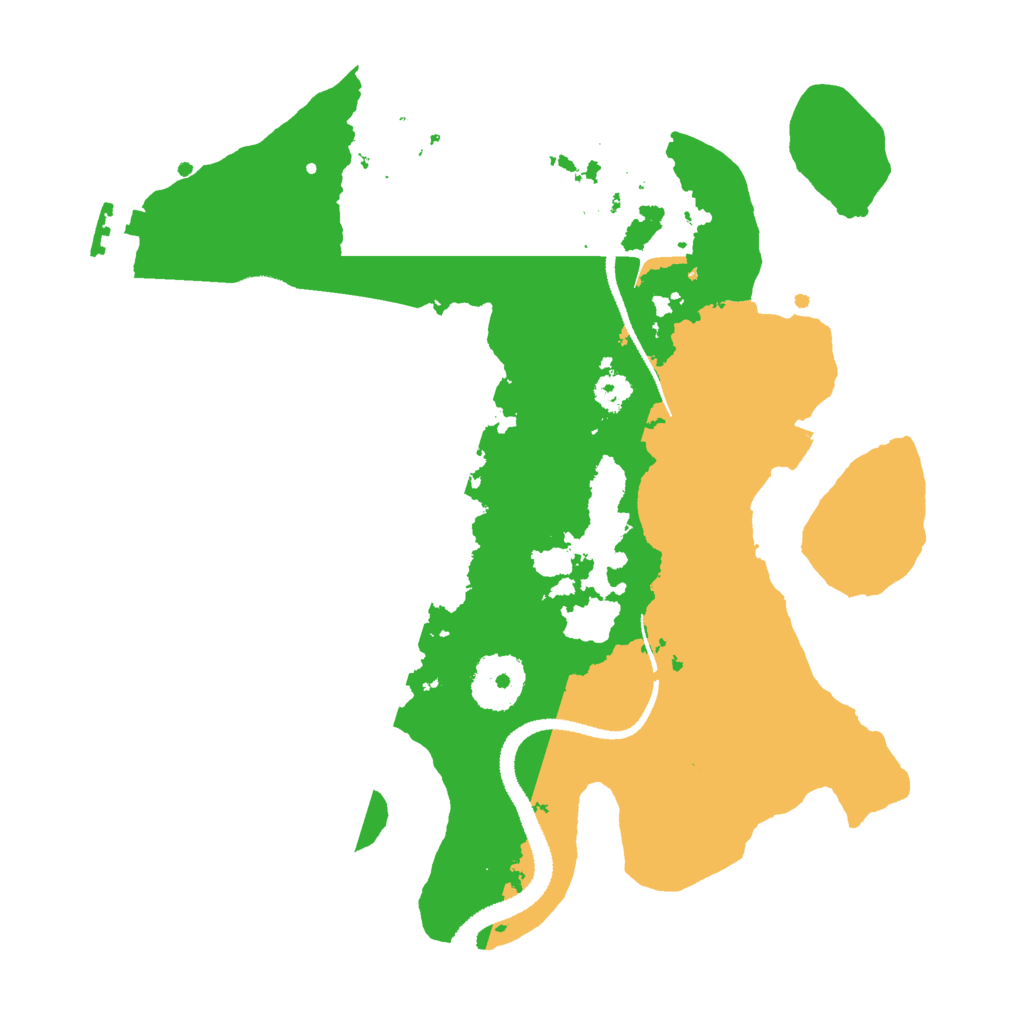 Biome Rust Map: Procedural Map, Size: 2800, Seed: 1421323393