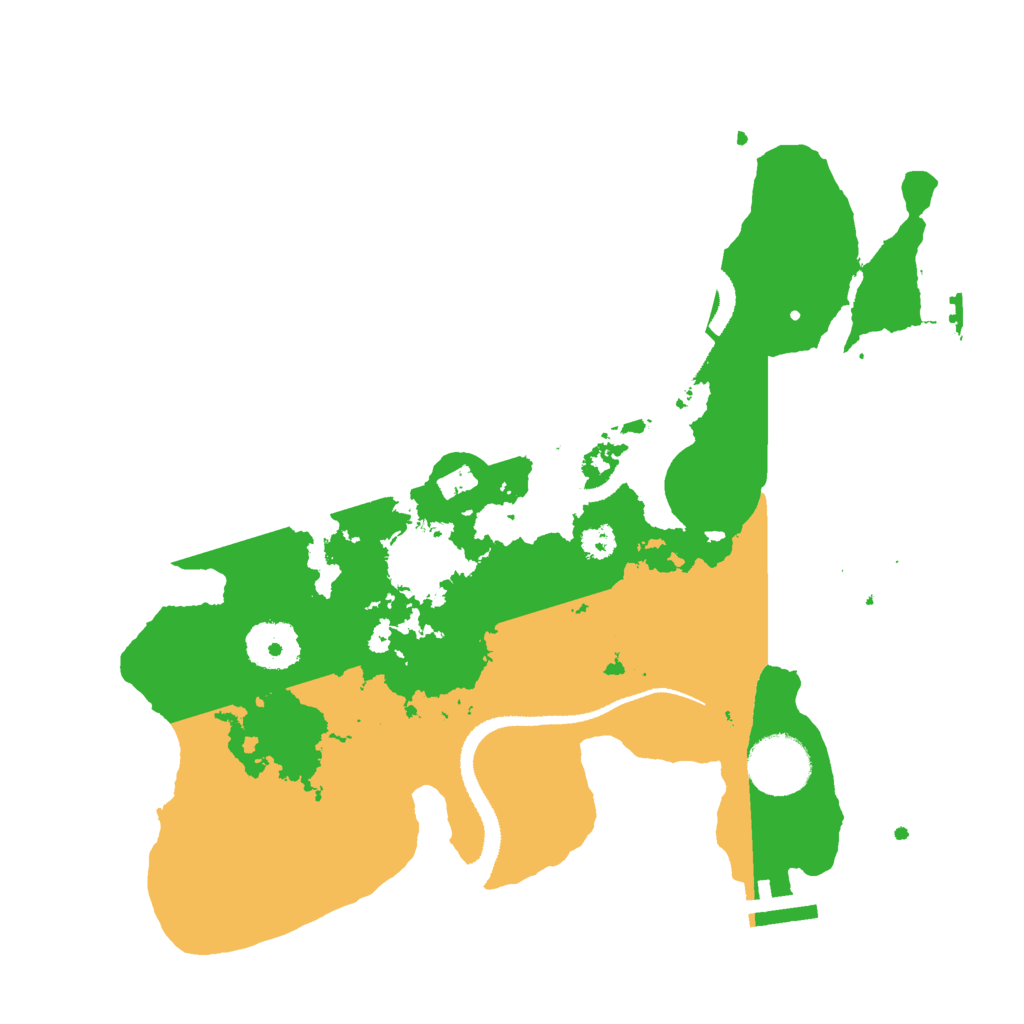Biome Rust Map: Procedural Map, Size: 3000, Seed: 937395993