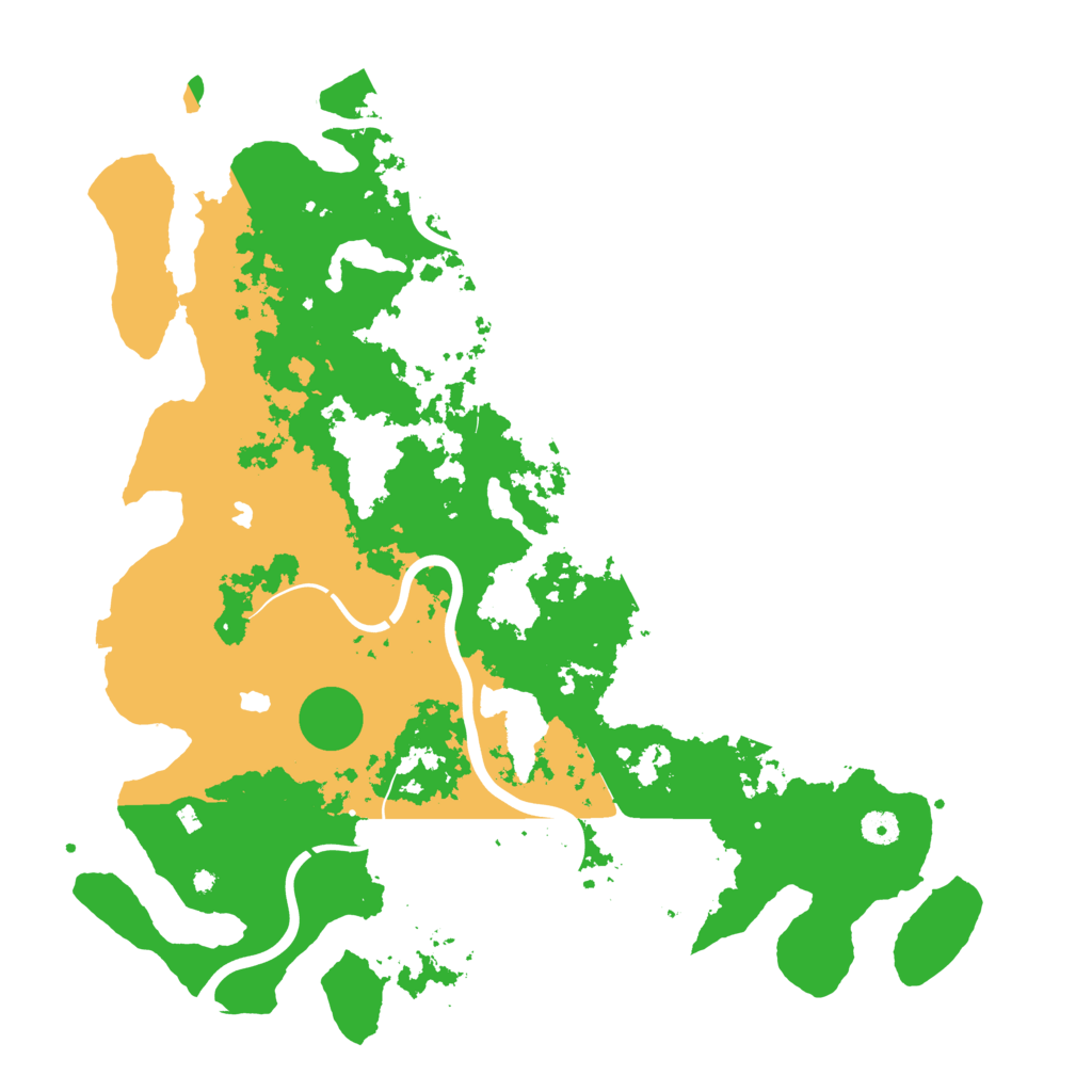 Biome Rust Map: Procedural Map, Size: 4500, Seed: 1337119