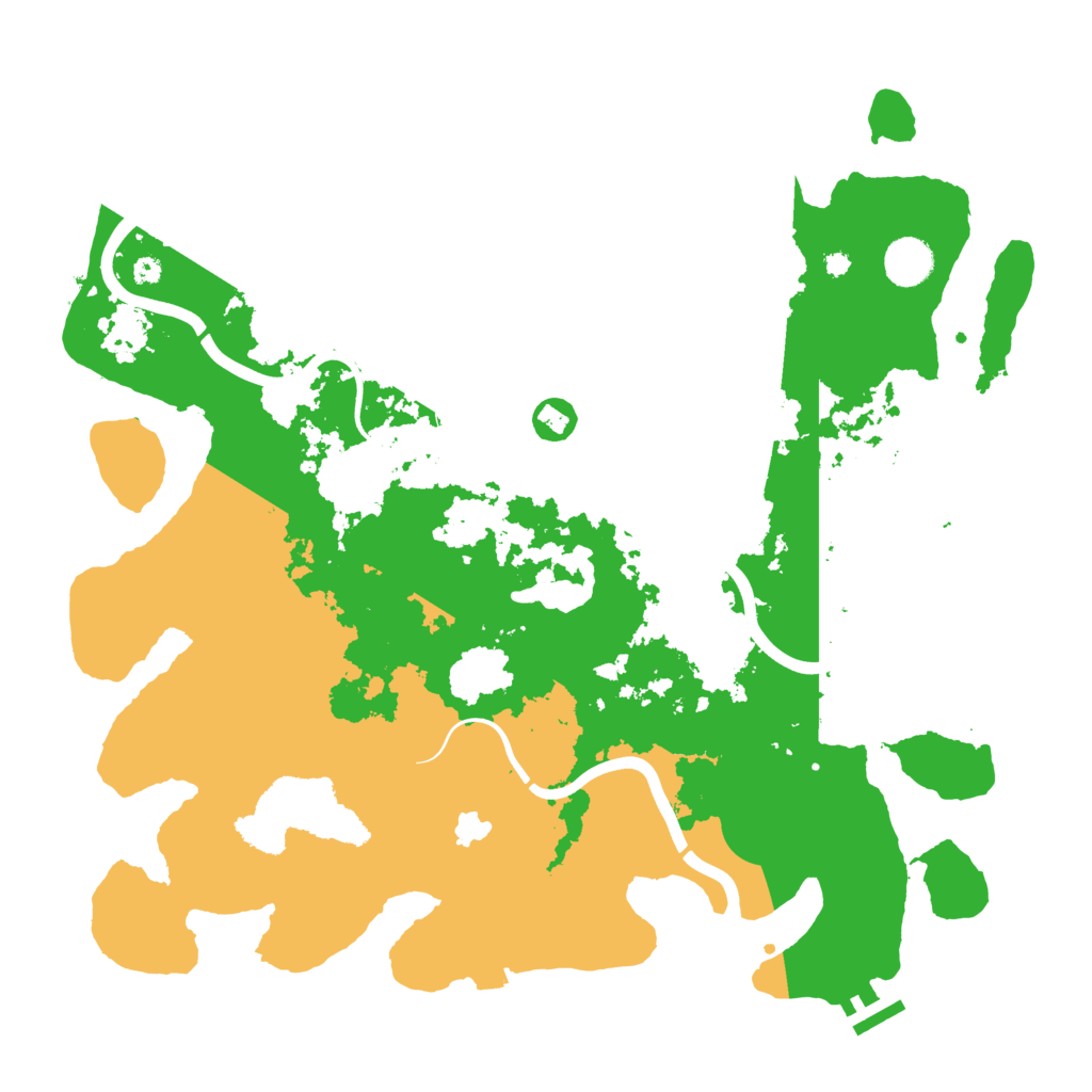Biome Rust Map: Procedural Map, Size: 4000, Seed: 54983