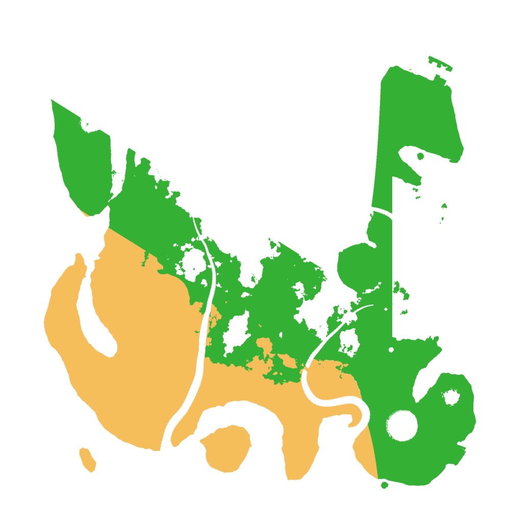 Biome Rust Map: Procedural Map, Size: 3000, Seed: 684247