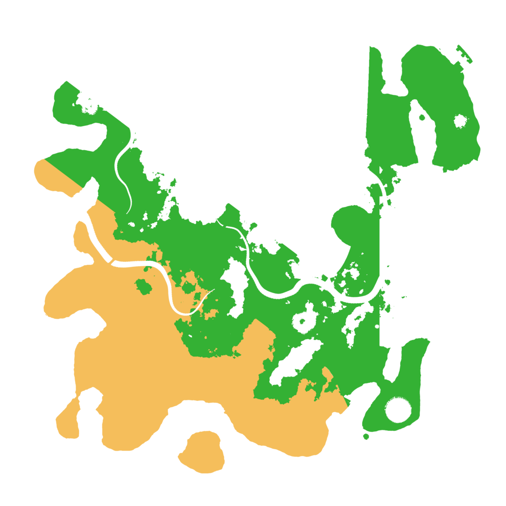 Biome Rust Map: Procedural Map, Size: 3500, Seed: 986457259