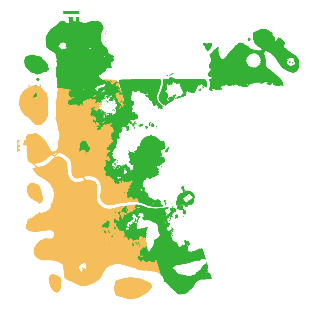 Biome Rust Map: Procedural Map, Size: 4000, Seed: 25947