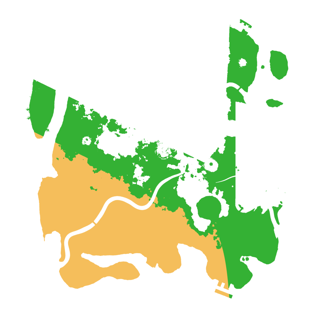 Biome Rust Map: Procedural Map, Size: 3500, Seed: 1362847097