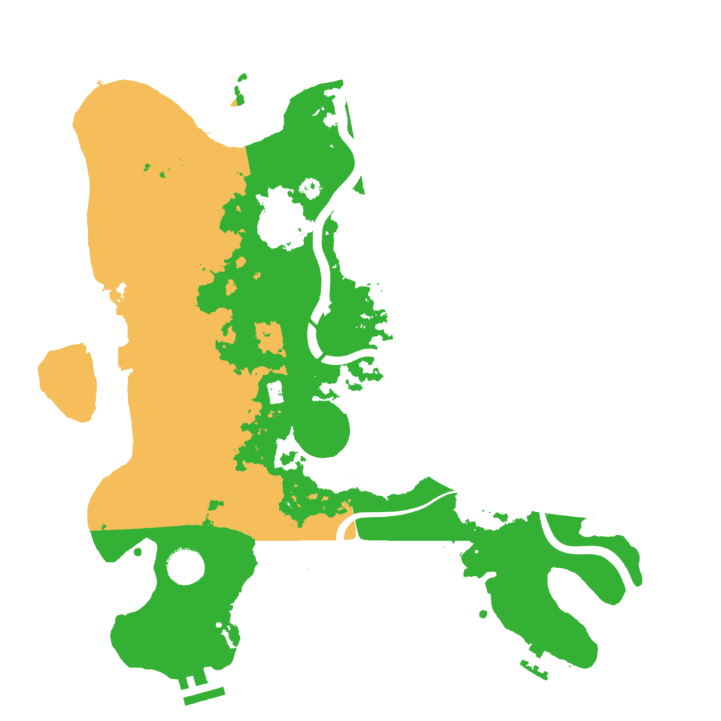 Biome Rust Map: Procedural Map, Size: 3500, Seed: 1922912014
