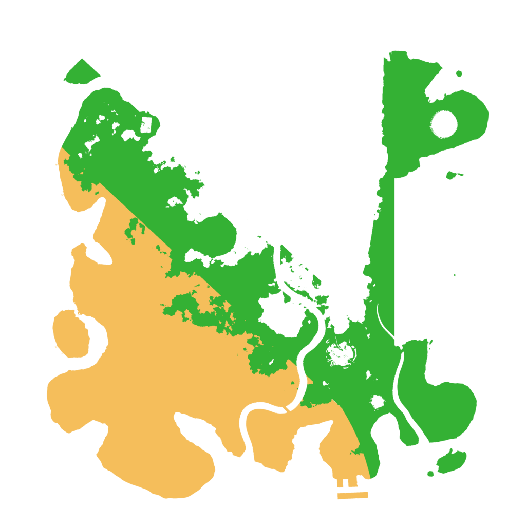 Biome Rust Map: Procedural Map, Size: 3500, Seed: 1160231018