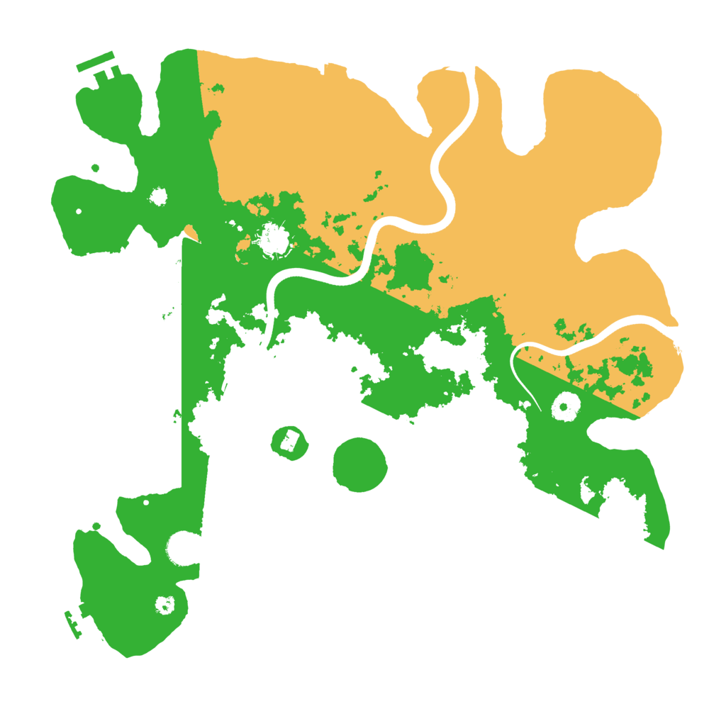 Biome Rust Map: Procedural Map, Size: 3750, Seed: 1676243521