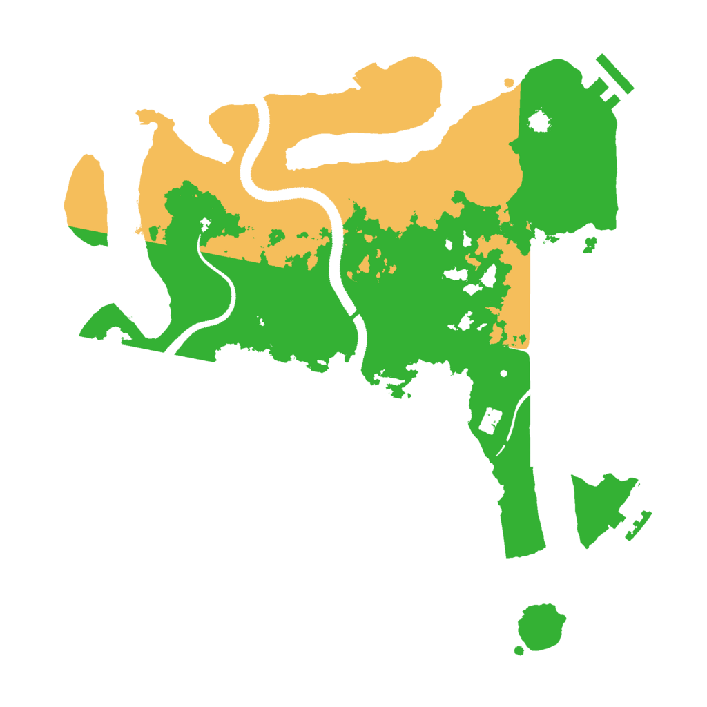 Biome Rust Map: Procedural Map, Size: 3000, Seed: 441228