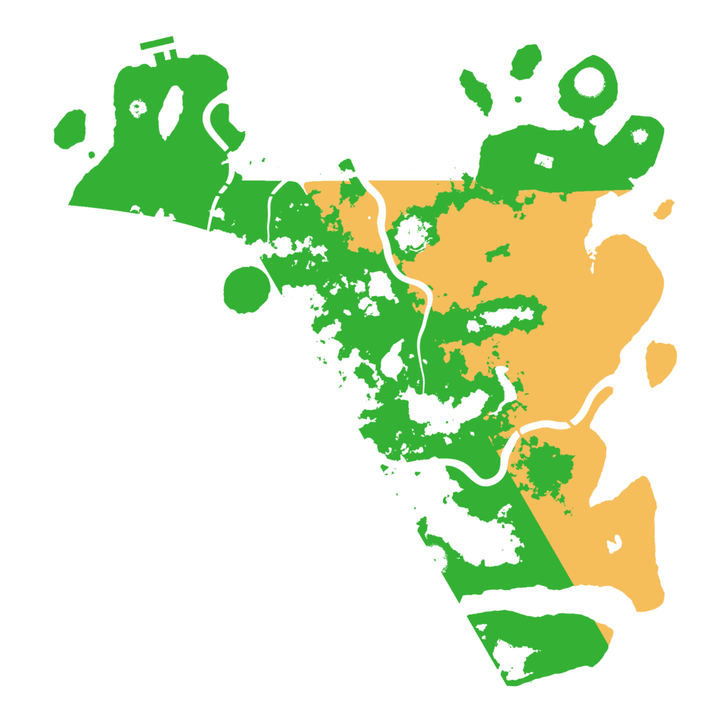 Biome Rust Map: Procedural Map, Size: 4300, Seed: 875910148