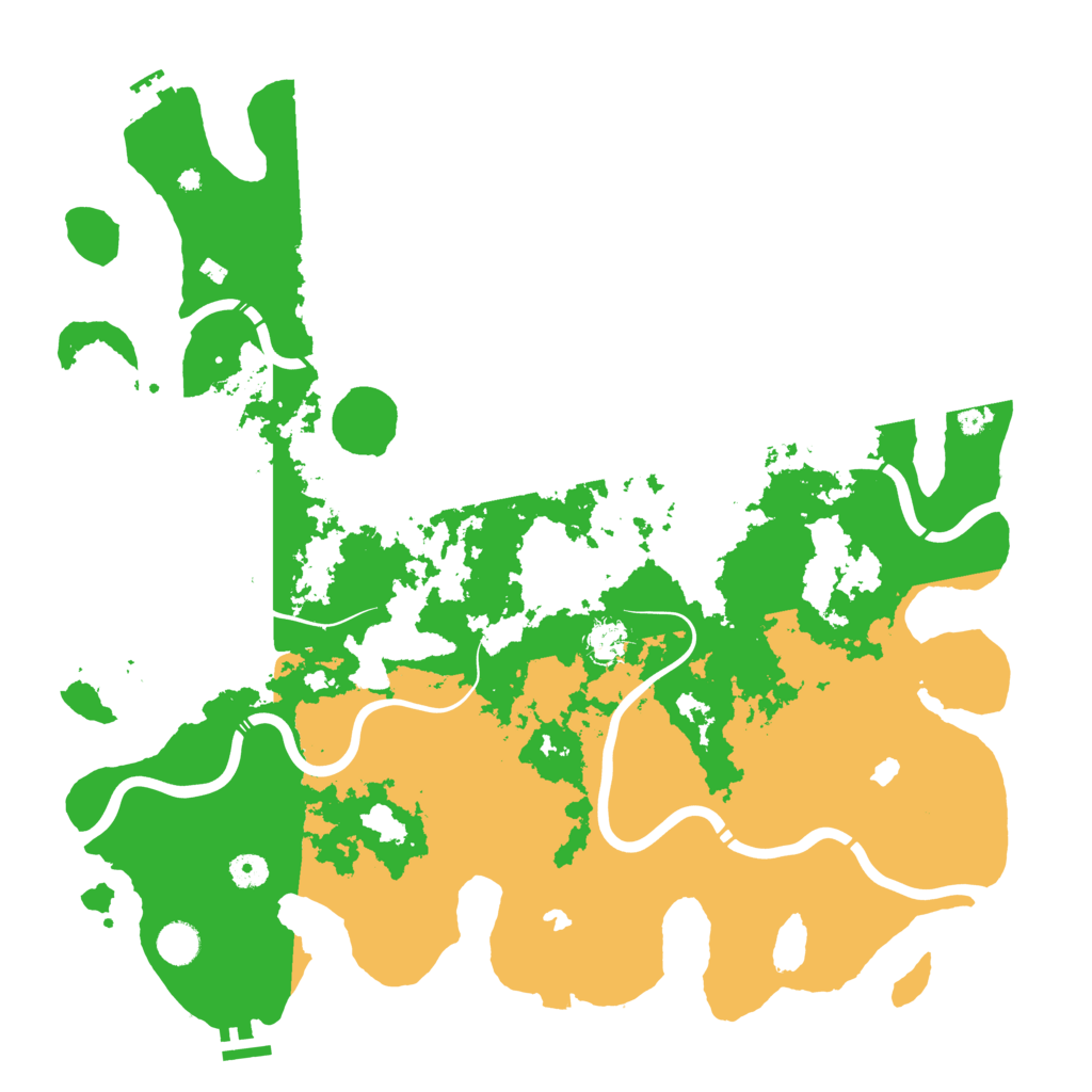 Biome Rust Map: Procedural Map, Size: 4500, Seed: 98456031