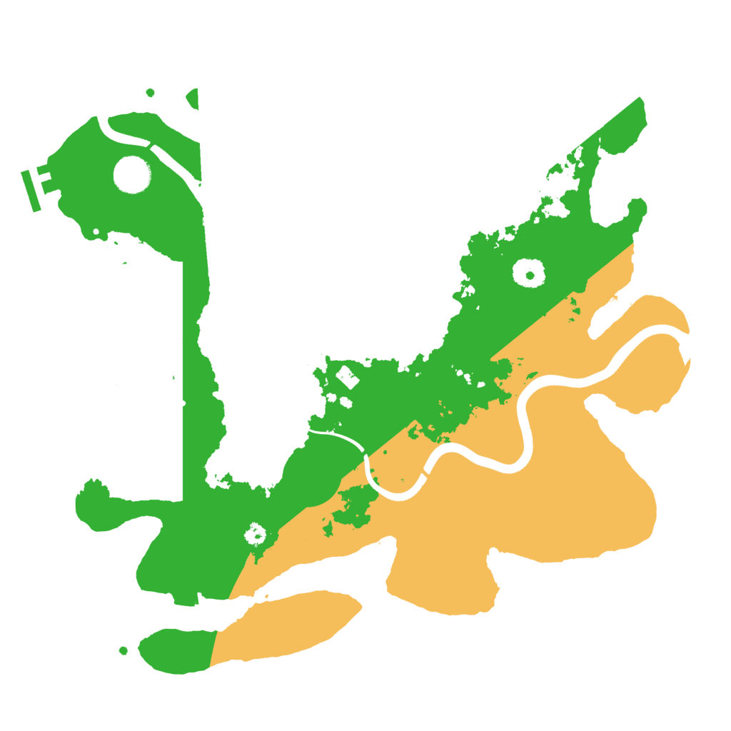 Biome Rust Map: Procedural Map, Size: 3500, Seed: 1078792734