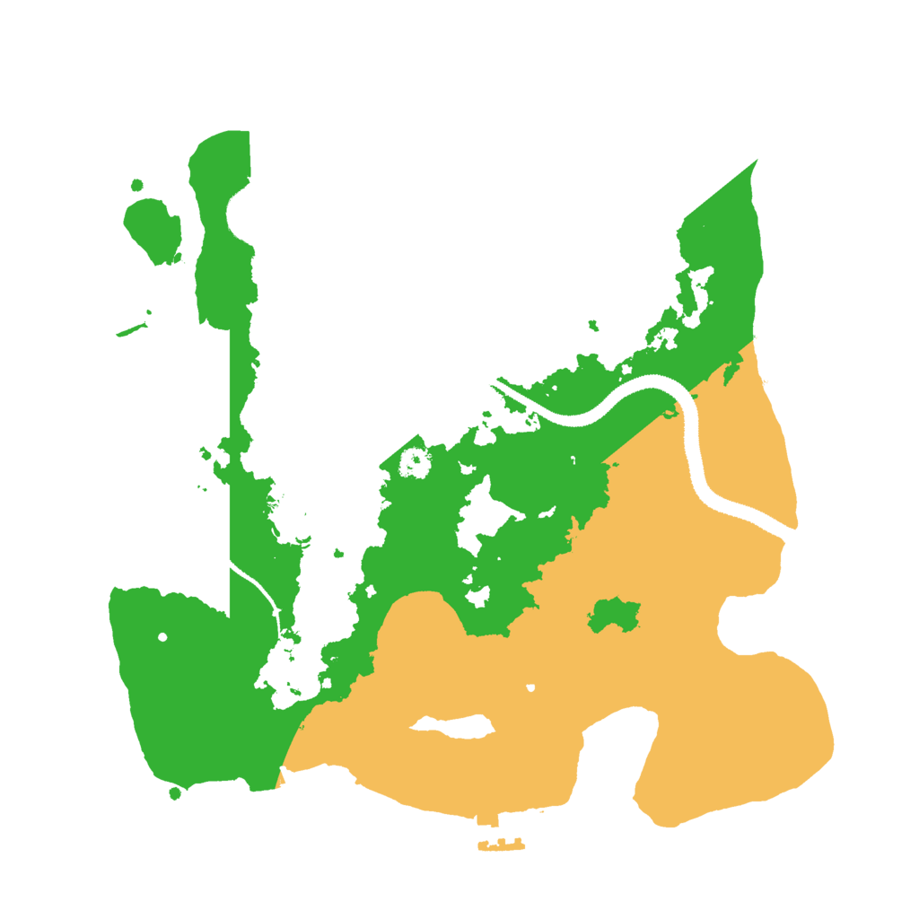 Biome Rust Map: Procedural Map, Size: 3000, Seed: 866296802
