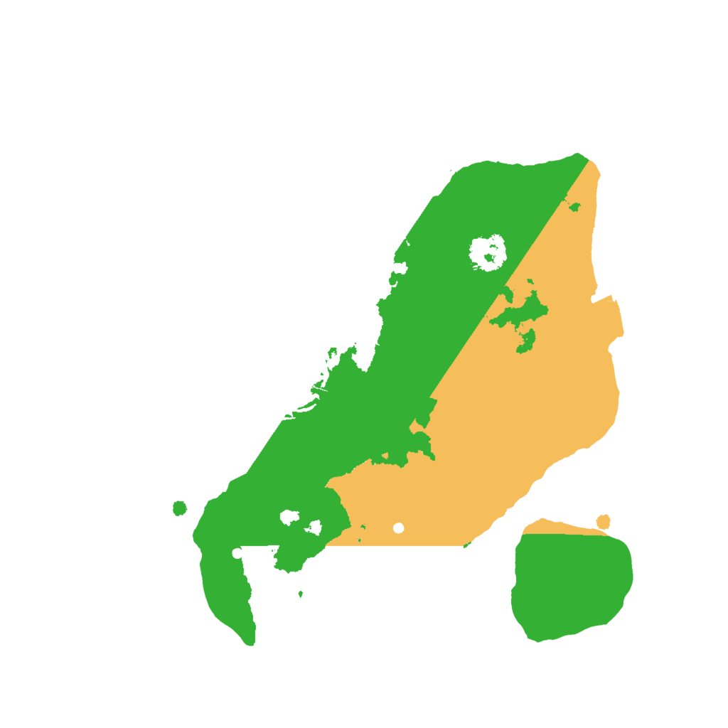 Biome Rust Map: Procedural Map, Size: 2000, Seed: 5124510