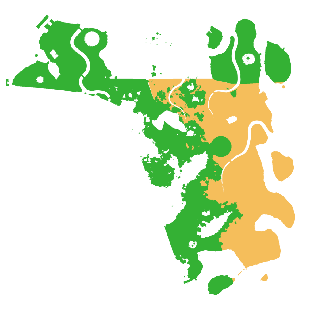 Biome Rust Map: Procedural Map, Size: 4000, Seed: 1072158258