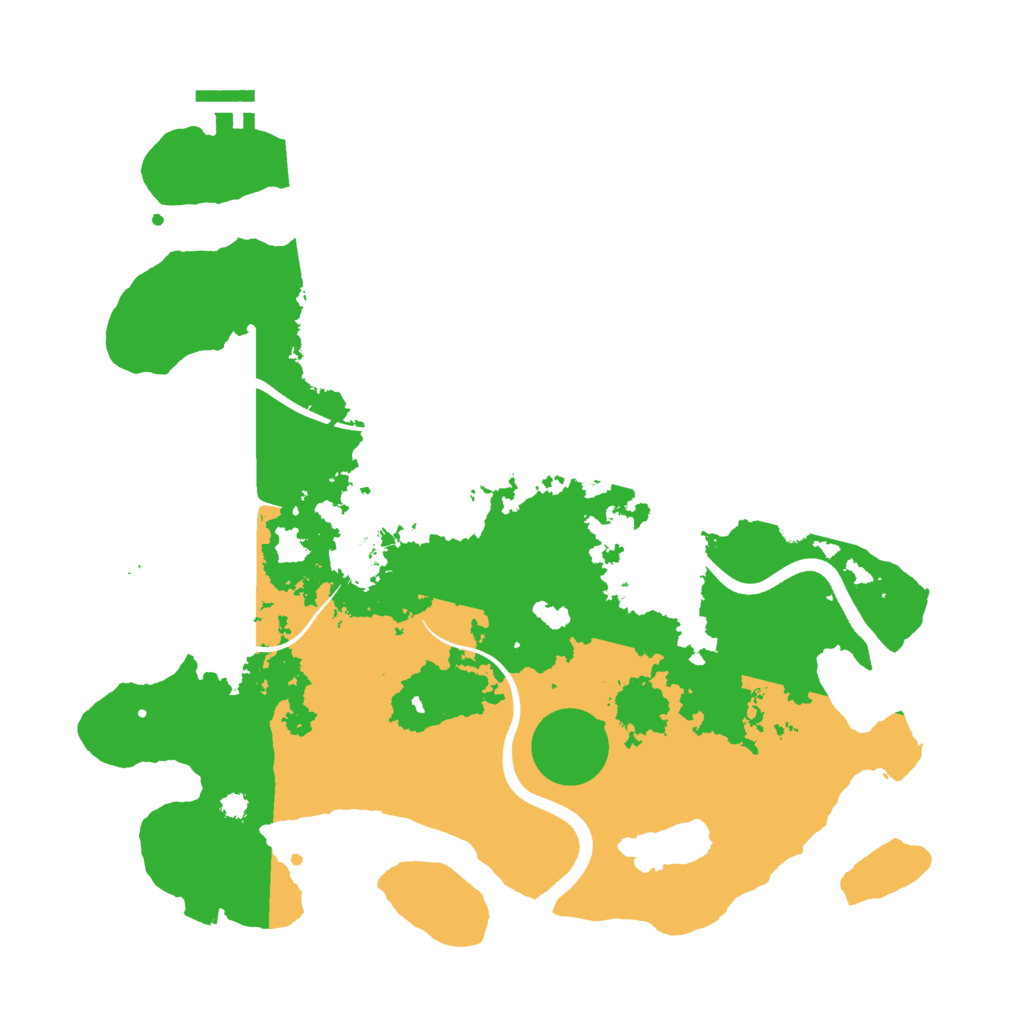 Biome Rust Map: Procedural Map, Size: 3500, Seed: 6032026