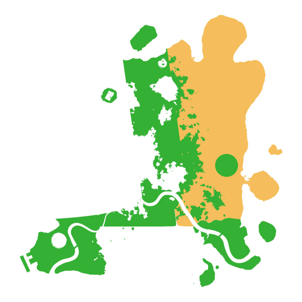 Biome Rust Map: Procedural Map, Size: 3500, Seed: 1902054622