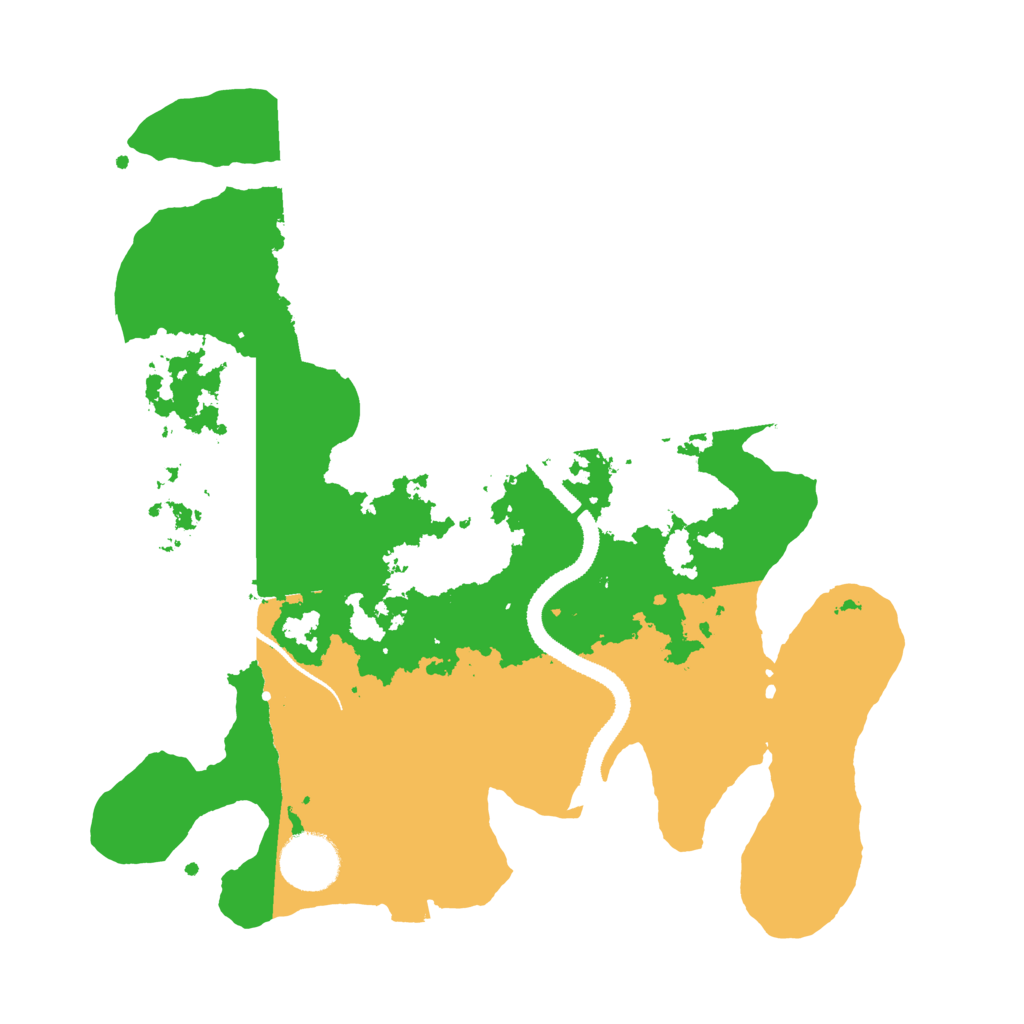 Biome Rust Map: Procedural Map, Size: 3100, Seed: 1953440095