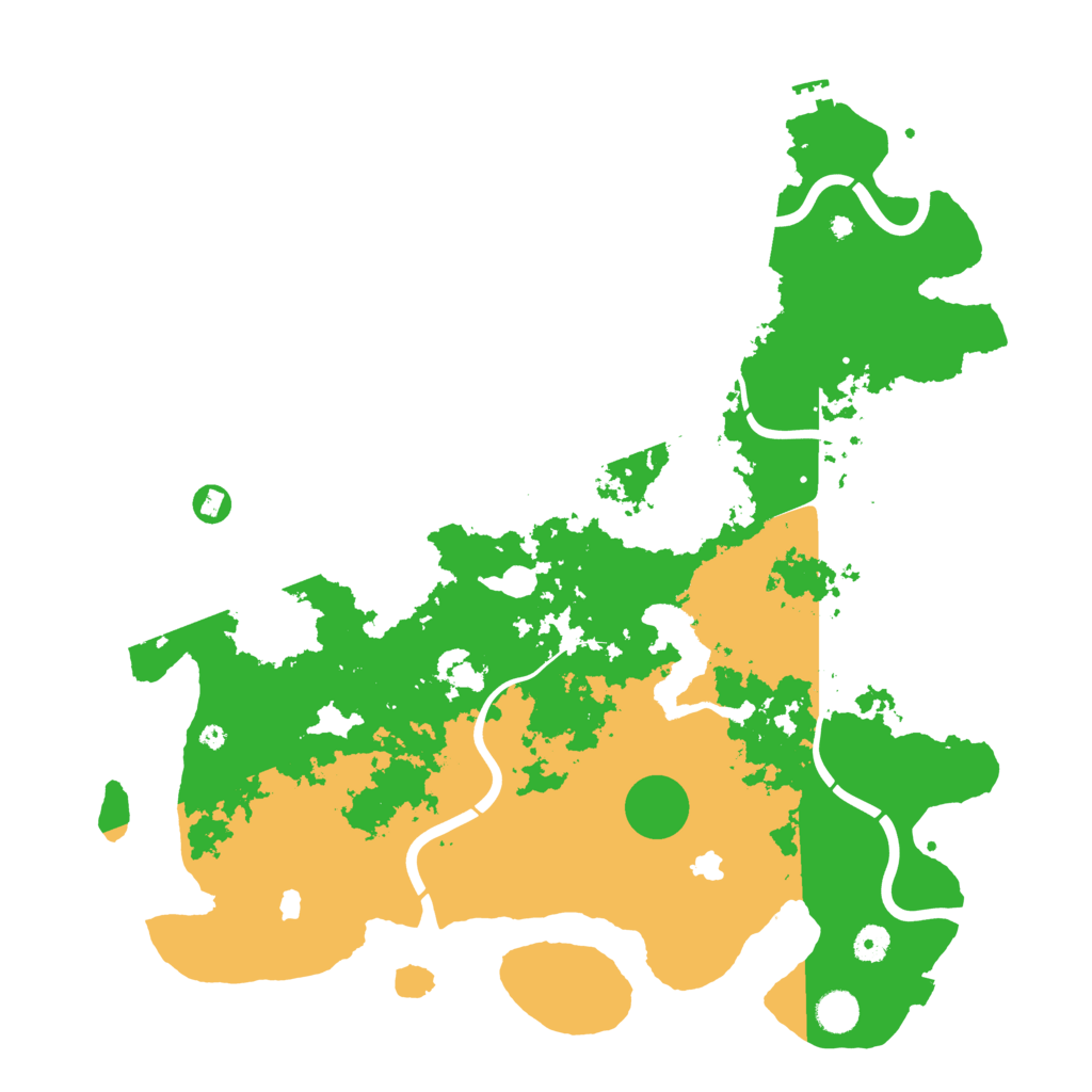 Biome Rust Map: Procedural Map, Size: 4500, Seed: 1889261275