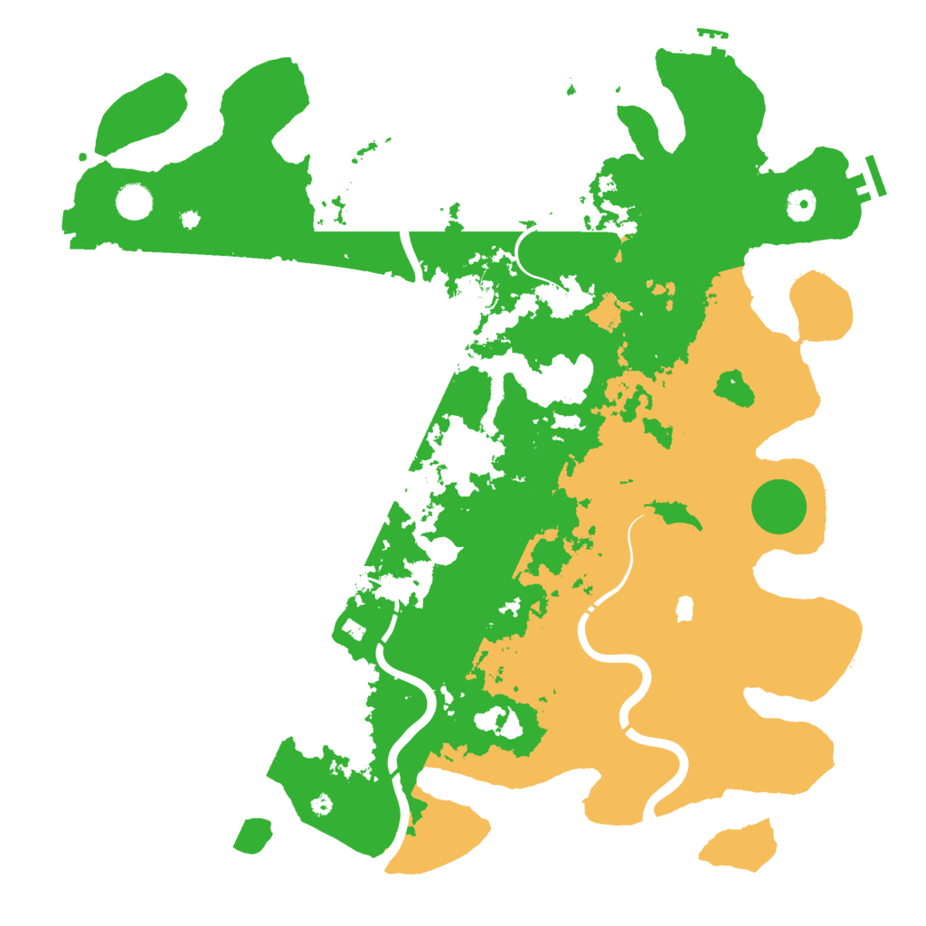 Biome Rust Map: Procedural Map, Size: 4450, Seed: 1871839480