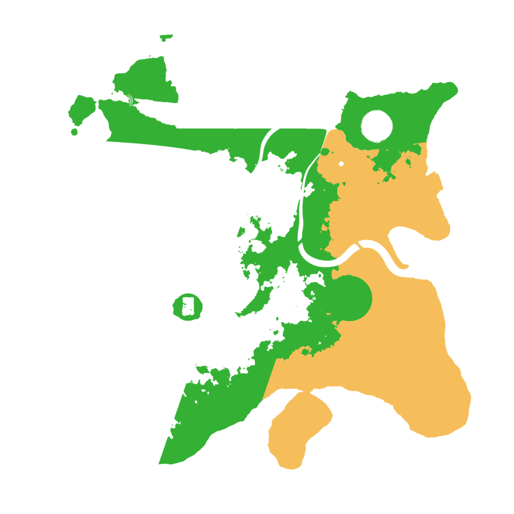 Biome Rust Map: Procedural Map, Size: 3000, Seed: 829380