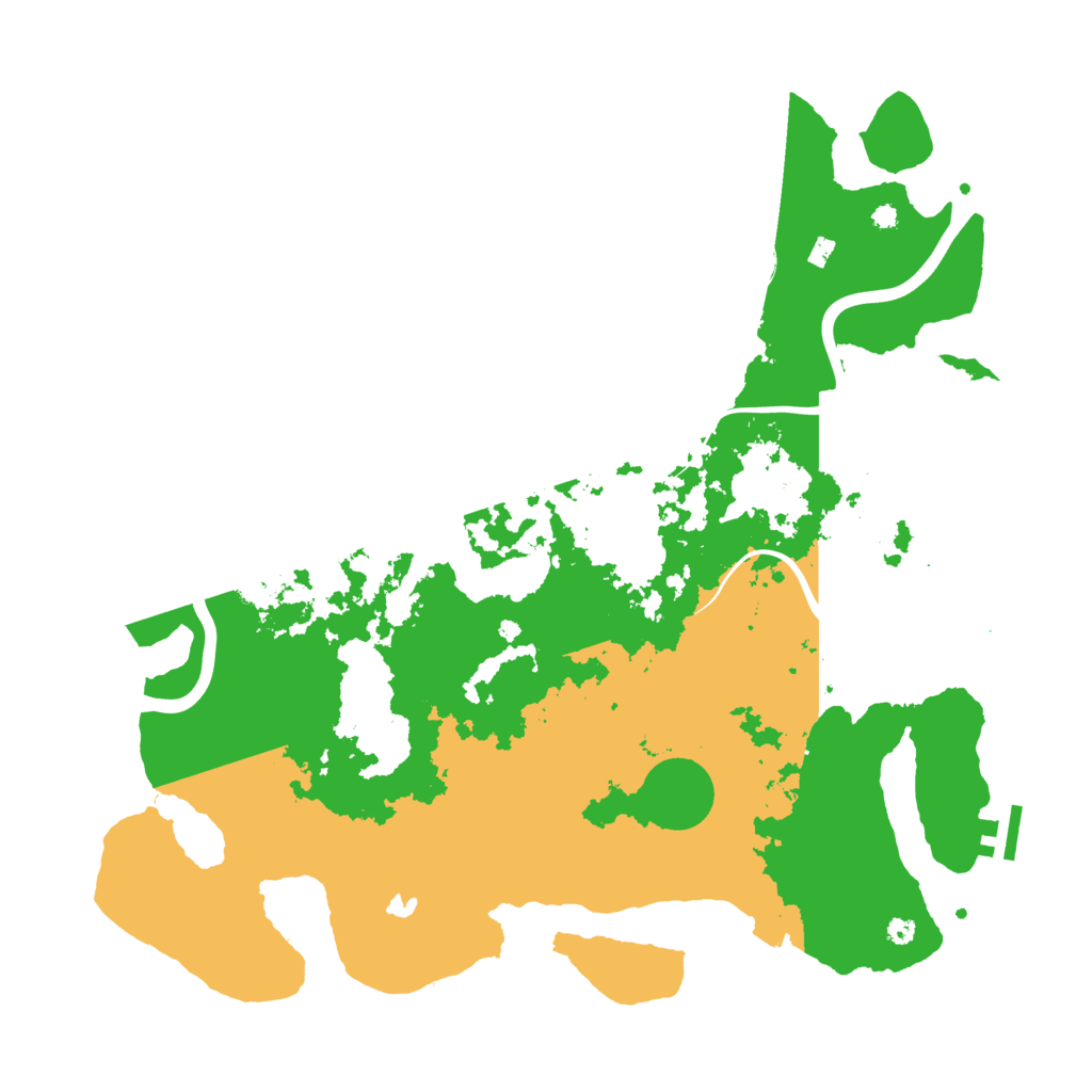 Biome Rust Map: Procedural Map, Size: 4000, Seed: 5287134