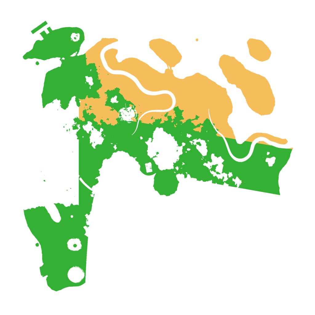 Biome Rust Map: Procedural Map, Size: 3500, Seed: 317723051