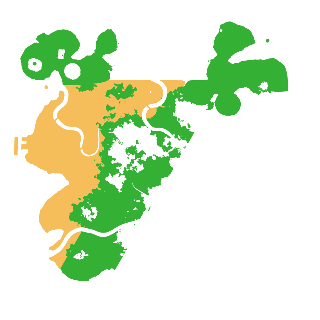 Biome Rust Map: Procedural Map, Size: 3500, Seed: 1154857975