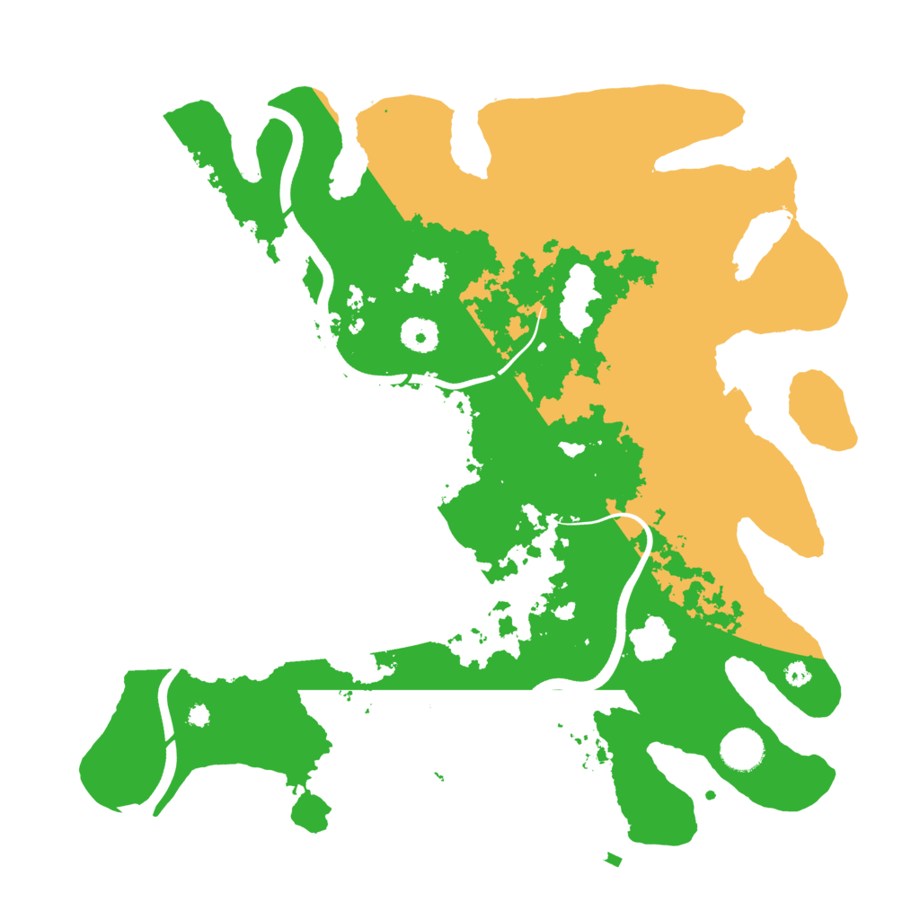 Biome Rust Map: Procedural Map, Size: 3750, Seed: 570811505