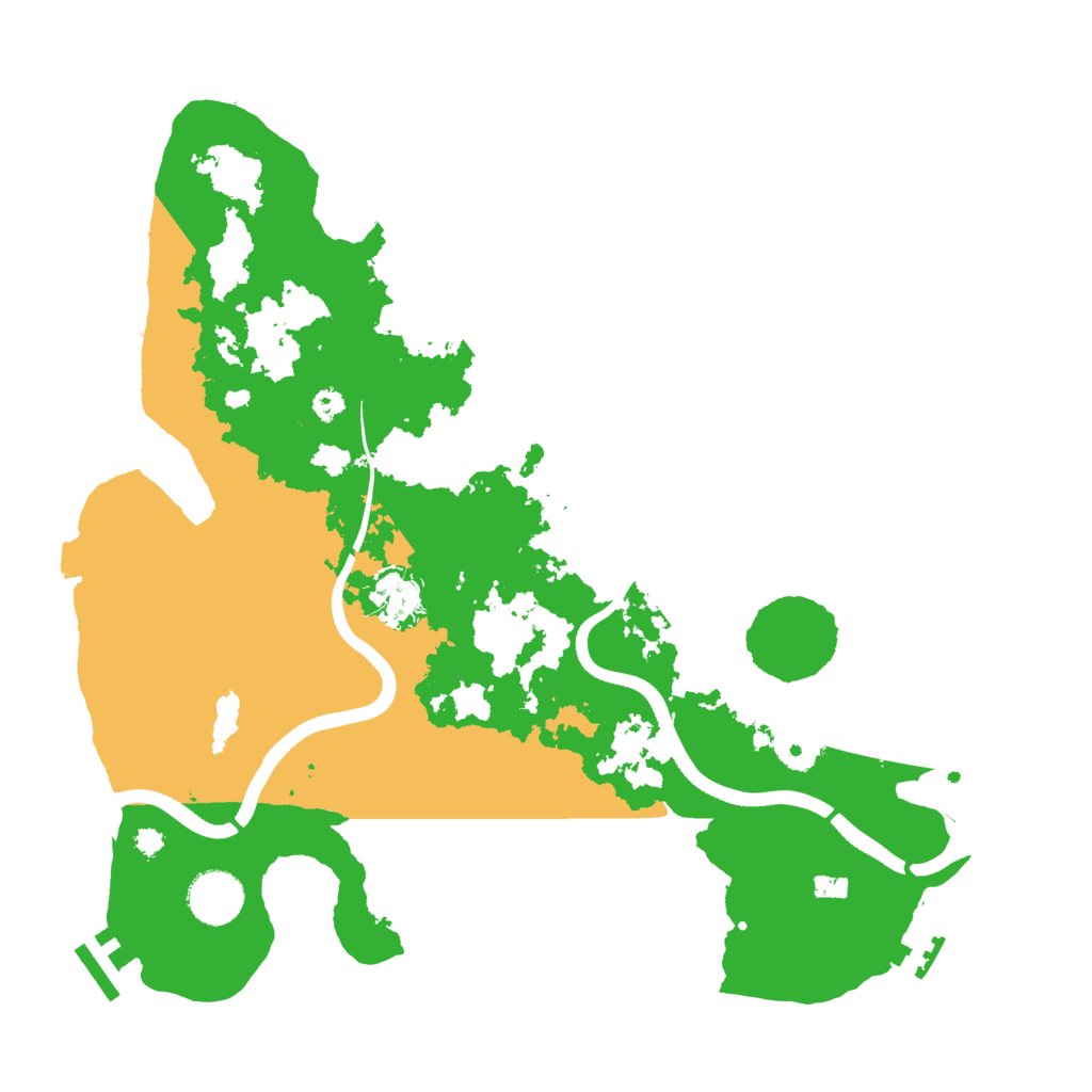 Biome Rust Map: Procedural Map, Size: 3500, Seed: 1446431755