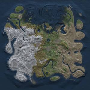 Thumbnail Rust Map: Procedural Map, Size: 4250, Seed: 682624313, 17 Monuments