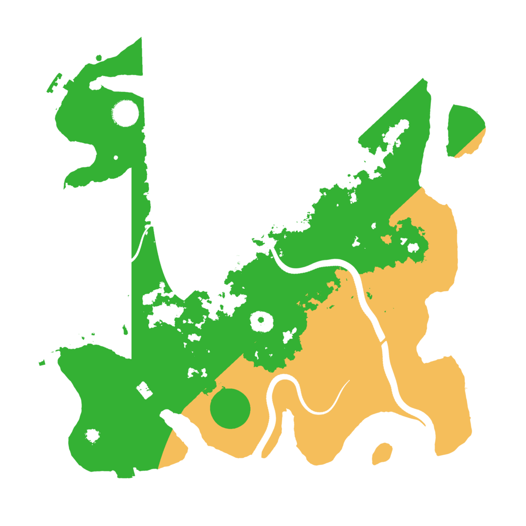 Biome Rust Map: Procedural Map, Size: 3500, Seed: 154472361