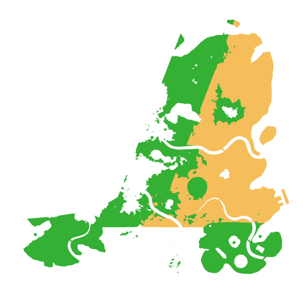 Biome Rust Map: Procedural Map, Size: 4000, Seed: 1088013875