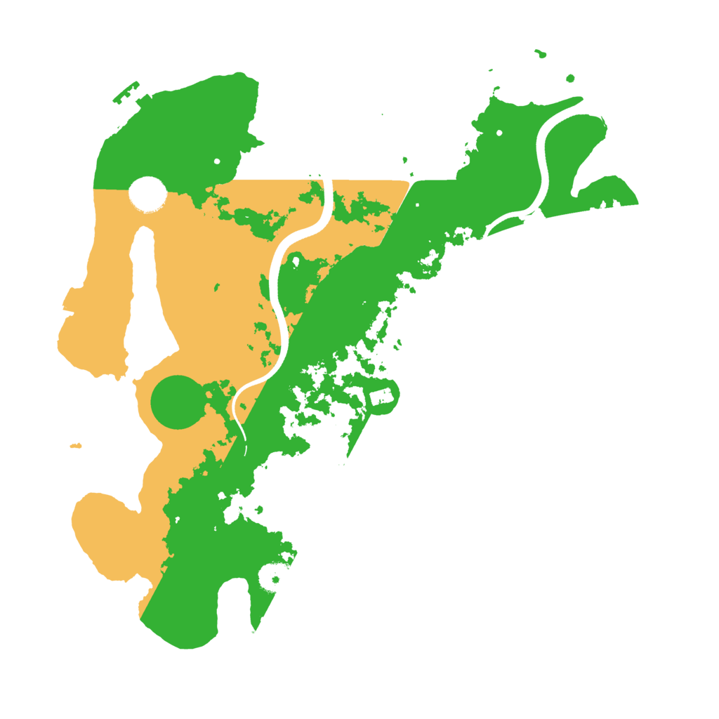 Biome Rust Map: Procedural Map, Size: 3500, Seed: 1949498661