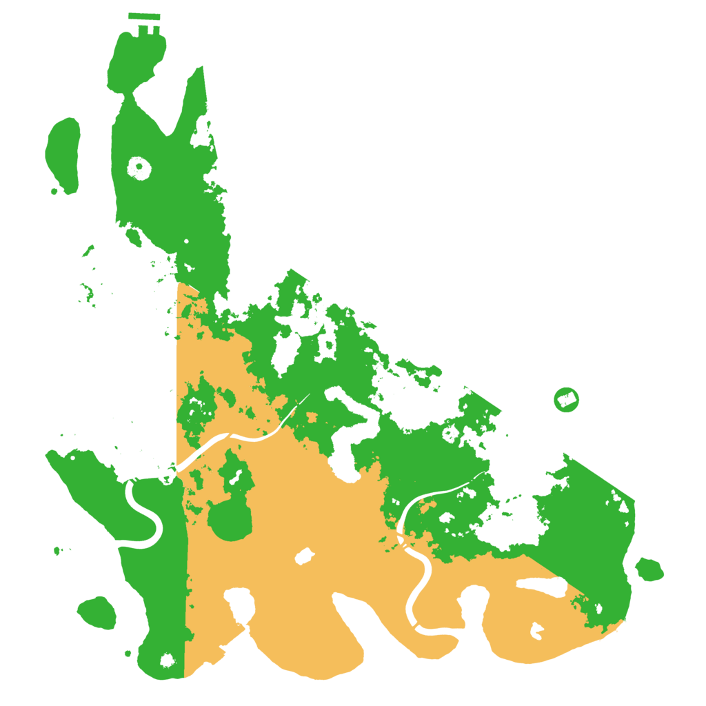 Biome Rust Map: Procedural Map, Size: 4500, Seed: 2037355859