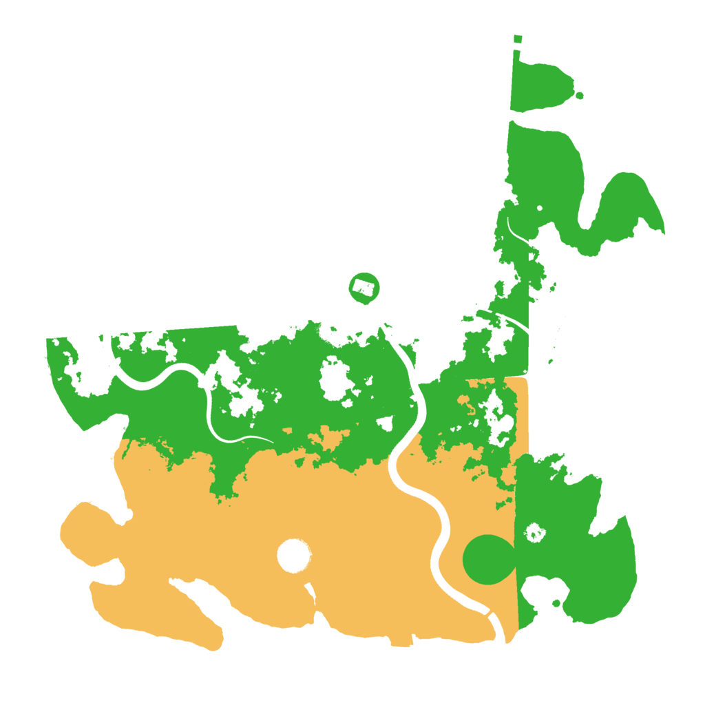 Biome Rust Map: Procedural Map, Size: 3700, Seed: 1887766138
