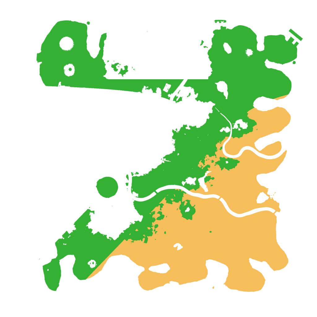 Biome Rust Map: Procedural Map, Size: 4050, Seed: 1023084596