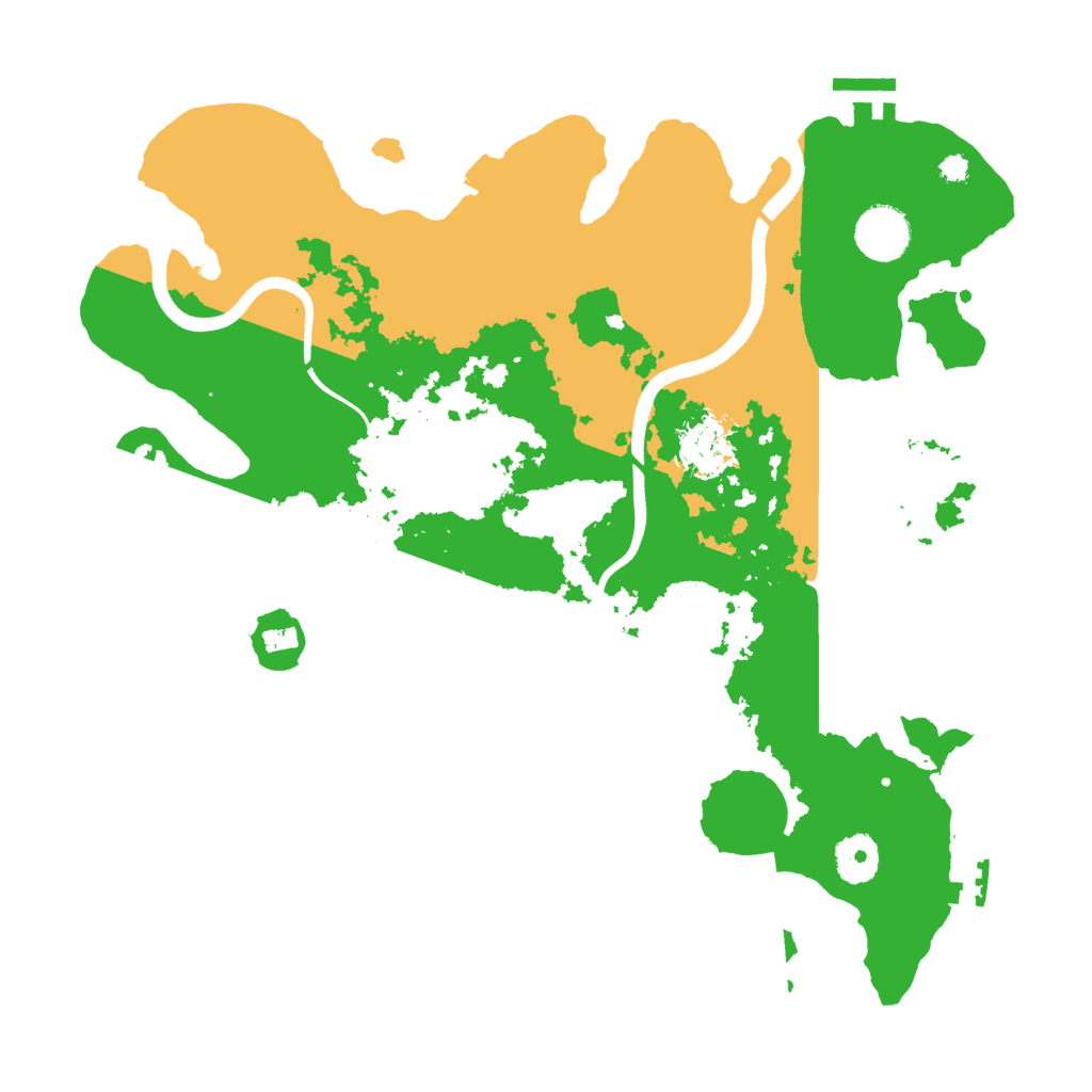 Biome Rust Map: Procedural Map, Size: 3500, Seed: 1253315337