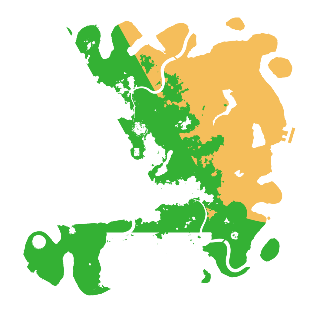 Biome Rust Map: Procedural Map, Size: 4000, Seed: 45696