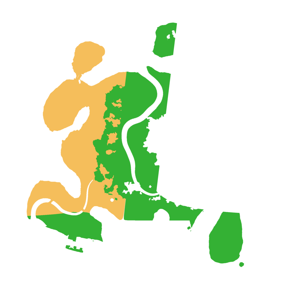 Biome Rust Map: Procedural Map, Size: 2500, Seed: 2026083634