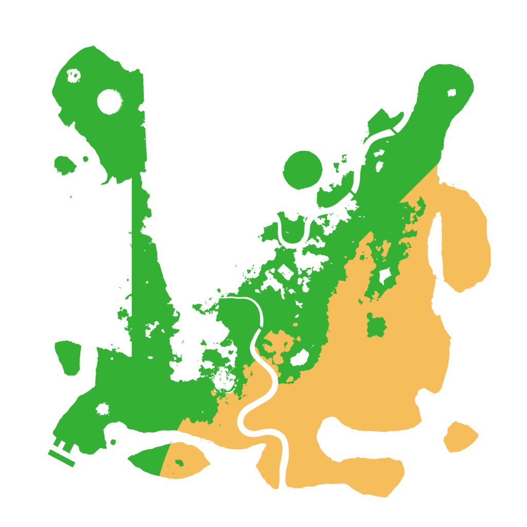 Biome Rust Map: Procedural Map, Size: 3750, Seed: 318836