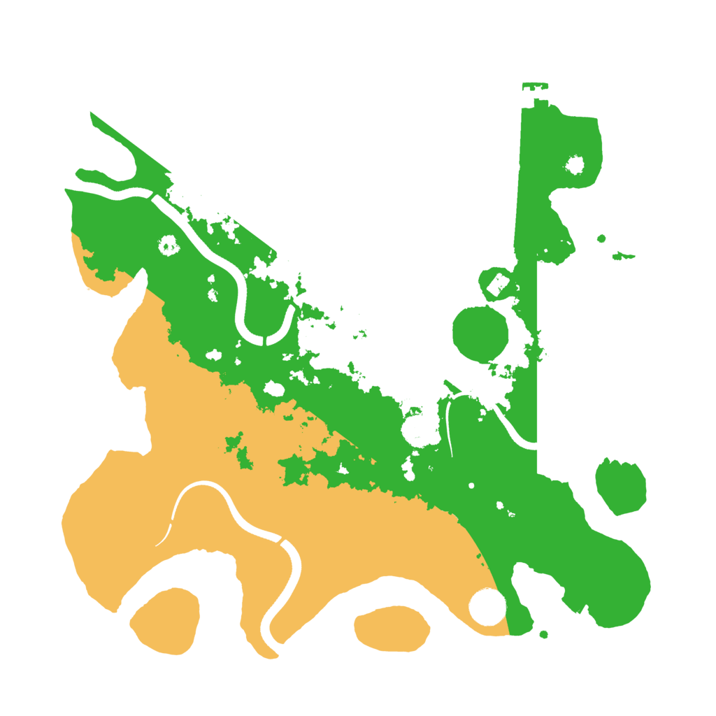 Biome Rust Map: Procedural Map, Size: 3500, Seed: 1168755486