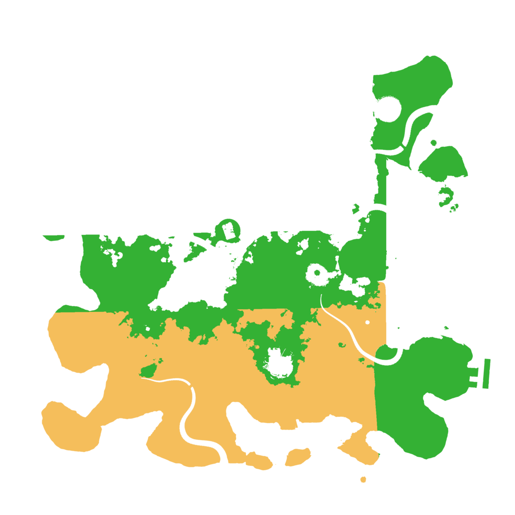 Biome Rust Map: Procedural Map, Size: 3500, Seed: 759031474