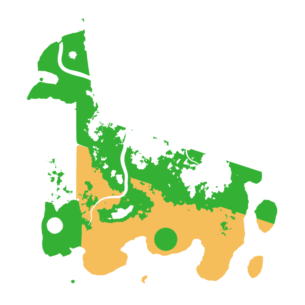 Biome Rust Map: Procedural Map, Size: 3500, Seed: 694593764