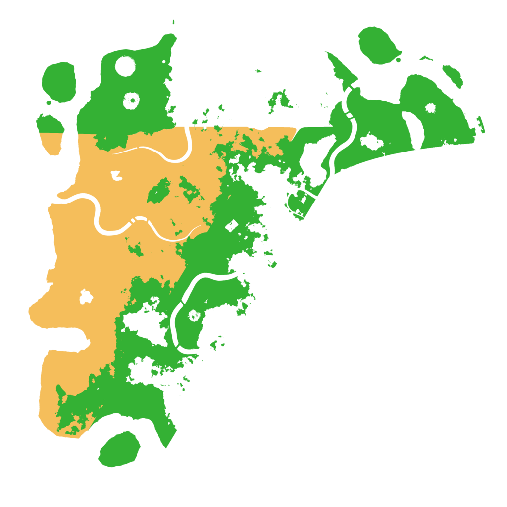 Biome Rust Map: Procedural Map, Size: 4500, Seed: 1262058079