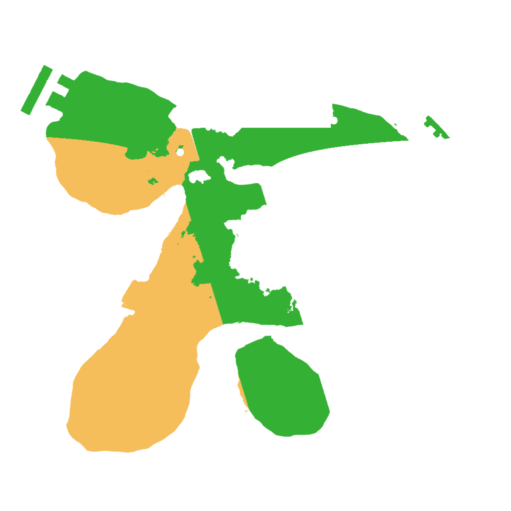 Biome Rust Map: Procedural Map, Size: 2000, Seed: 806360168