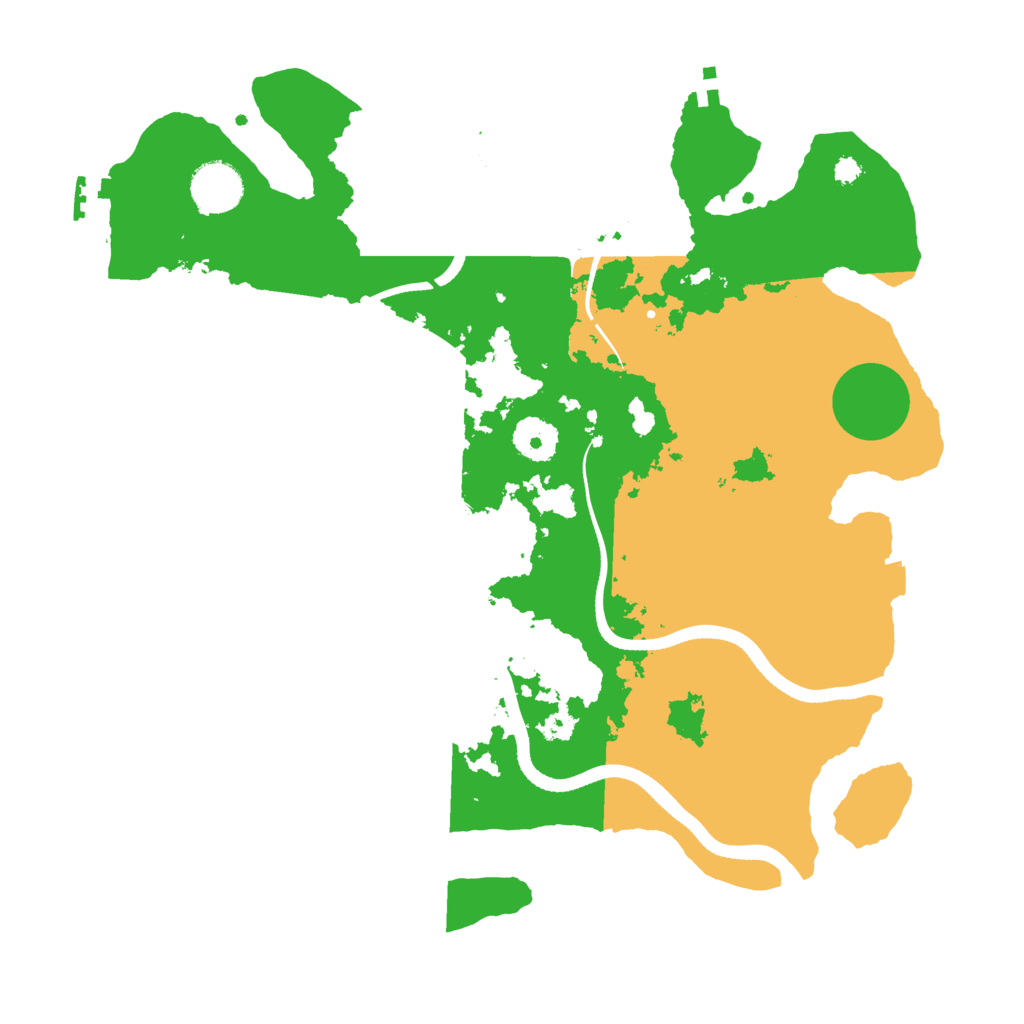 Biome Rust Map: Procedural Map, Size: 3500, Seed: 690155809